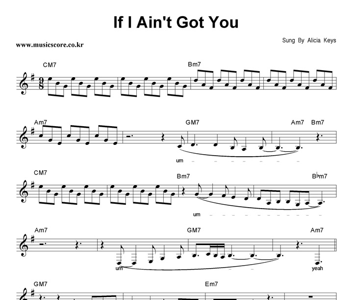 Alicia Keys - If I Aint Got You Lyrics MetroLyrics