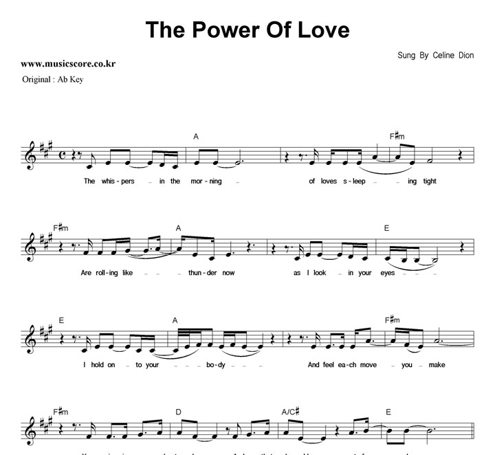 Celine Dion The Power Of Love  AŰ Ǻ