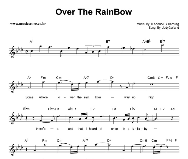 Judy Garland Over The Rainbow Ǻ