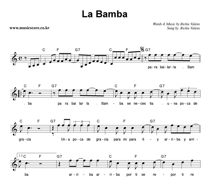 Ritchie Valens La Bamba Ǻ