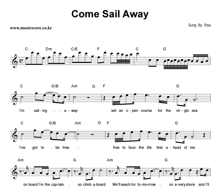 Styx Come Sail Away Ǻ