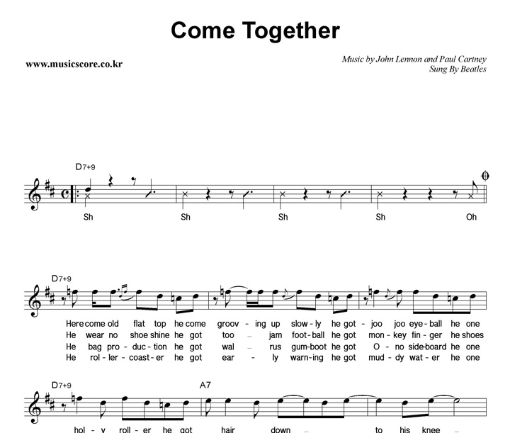 The Beatles Come Together Ǻ