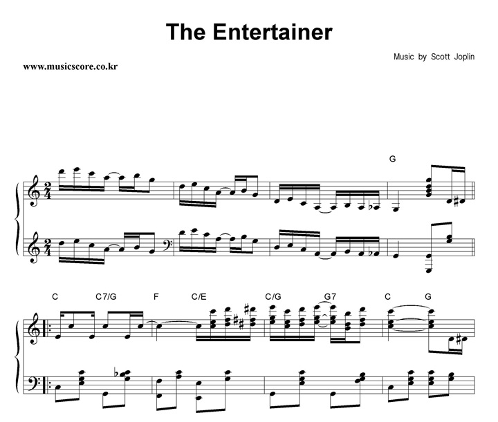 Scott Joplin The Entertainer  ǾƳ Ǻ