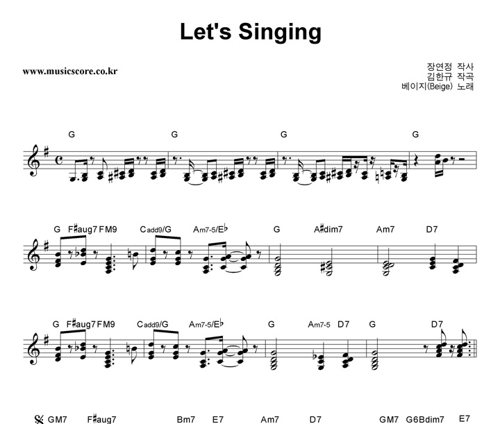  Let's Singing Ǻ