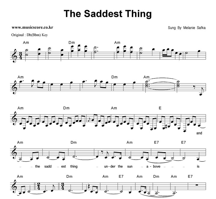 Melanie Safka The Saddest Thing  CŰ Ǻ
