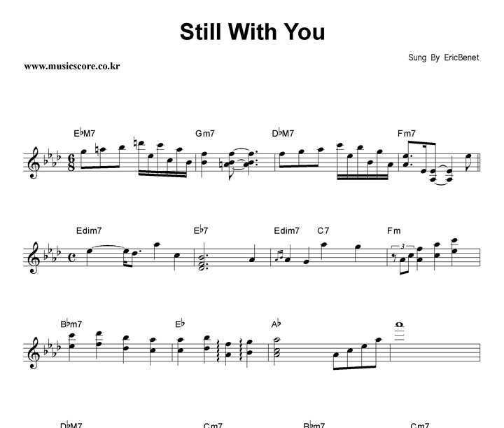Eric Benet Still With You Ǻ