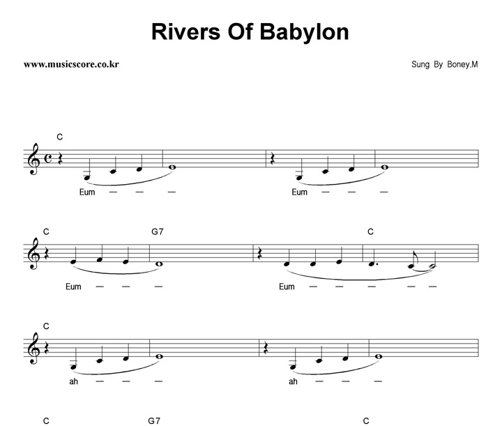Boney M. Rivers Of Babylon Ǻ