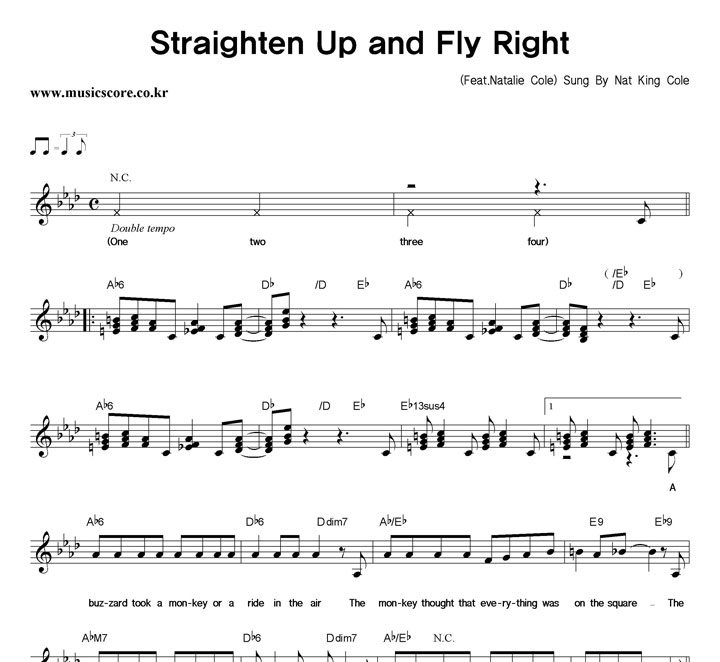 NatKing Cole Straighten Up And Fly Right Ǻ