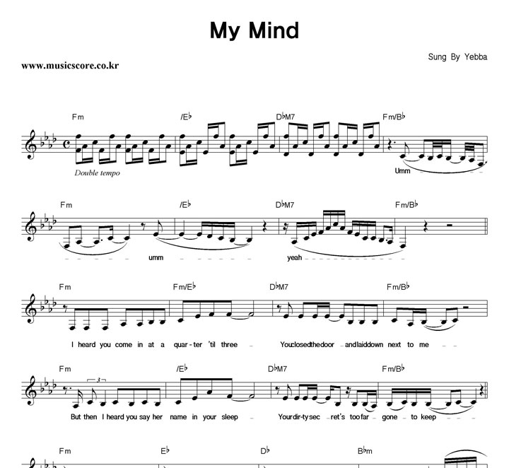 YEBBA My Mind Ǻ