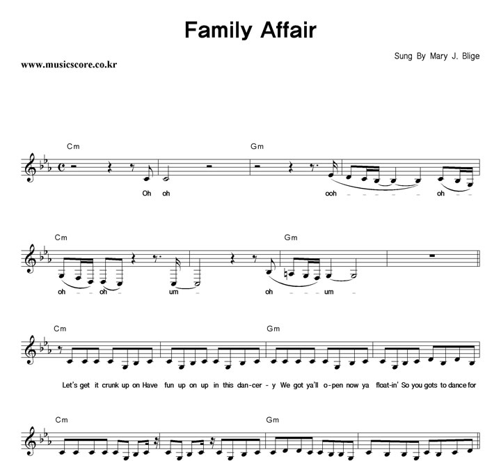 Mary J. Blige Family Affair Ǻ