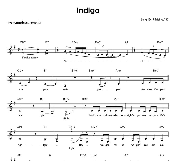 88rising, NIKI Indigo Ǻ
