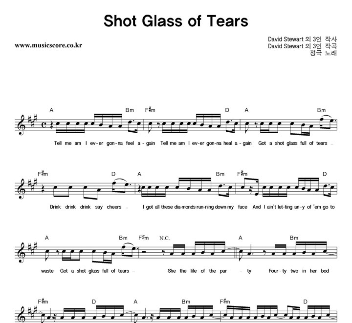  Shot Glass Of Tears Ǻ