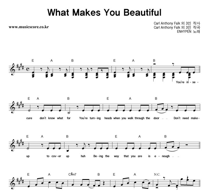 ENHYPEN What Makes You Beautiful Ǻ