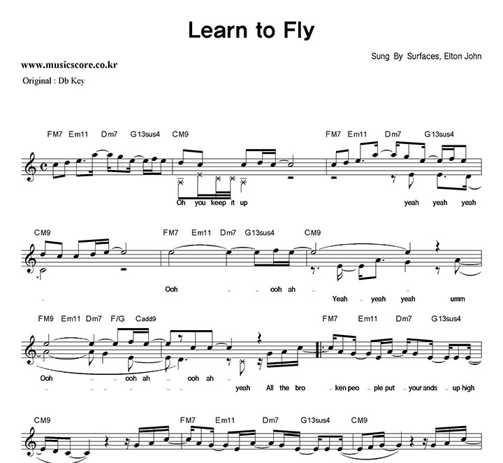 Surfaces, Elton John Learn To Fly  CŰ Ǻ