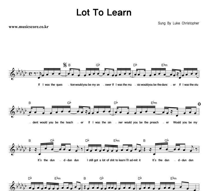 Luke Christopher Lot To Learn Ǻ