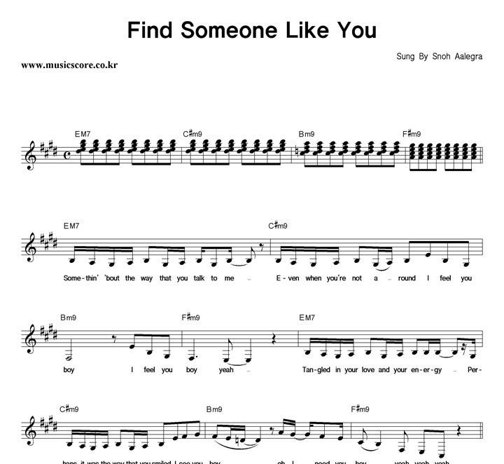 Snoh Aalegra Find Someone Like You Ǻ