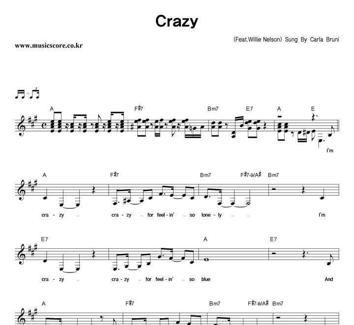 Carla Bruni Crazy Ǻ