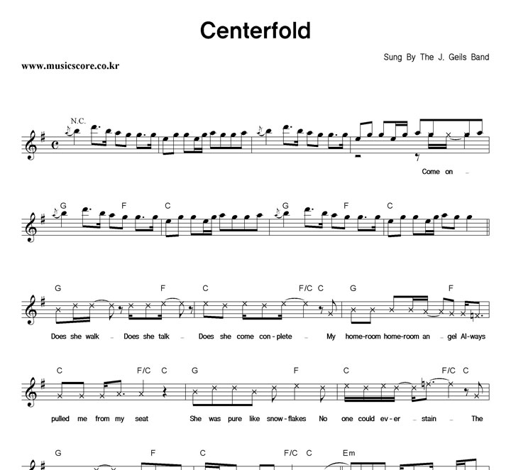 The J. Geils Band Centerfold Ǻ