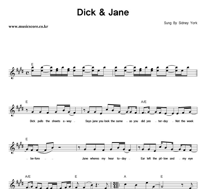 Sidney York Dick & Jane Ǻ