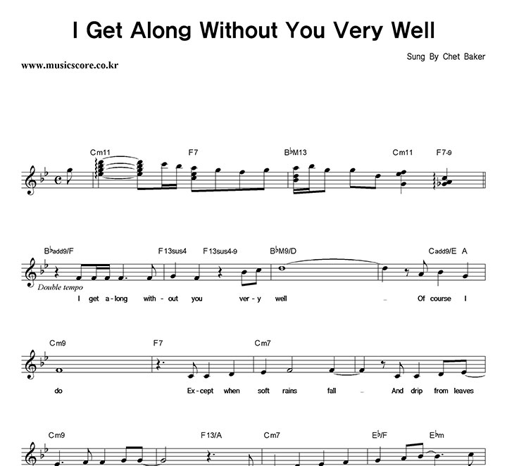 Chet Baker I Get Along Without You Very Well Ǻ