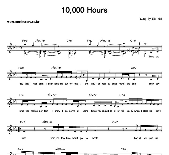 Ella Mai 10,000 Hours Ǻ