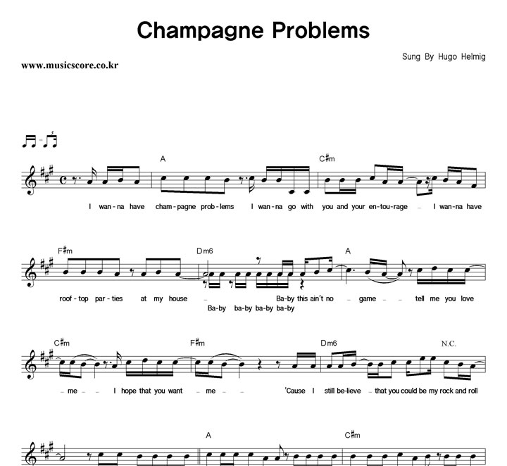 Hugo Helmig Champagne Problems Ǻ