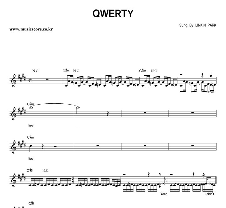Linkin Park QWERTY Ǻ