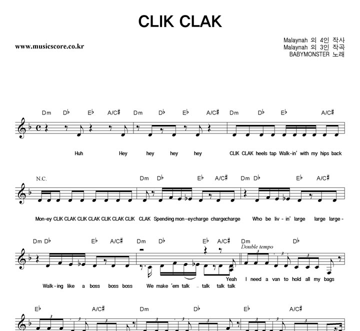 BABYMONSTER CLIK CLAK Ǻ