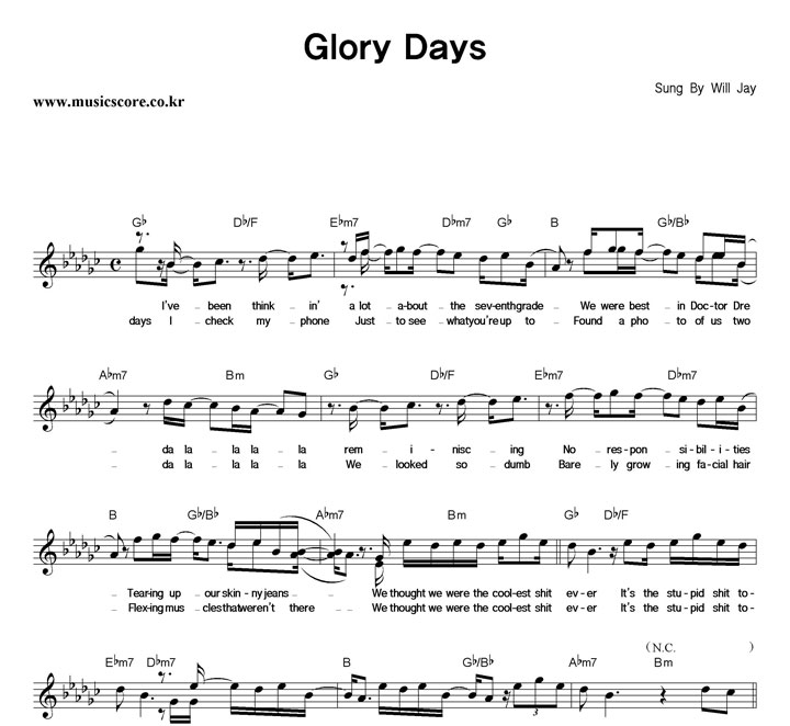 Will Jay Glory Days Ǻ