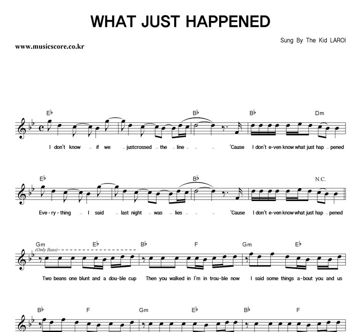 The Kid LAROI WHAT JUST HAPPENED Ǻ
