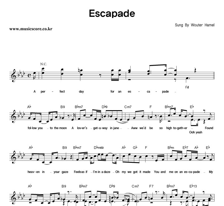 Wouter Hamel Escapade Ǻ