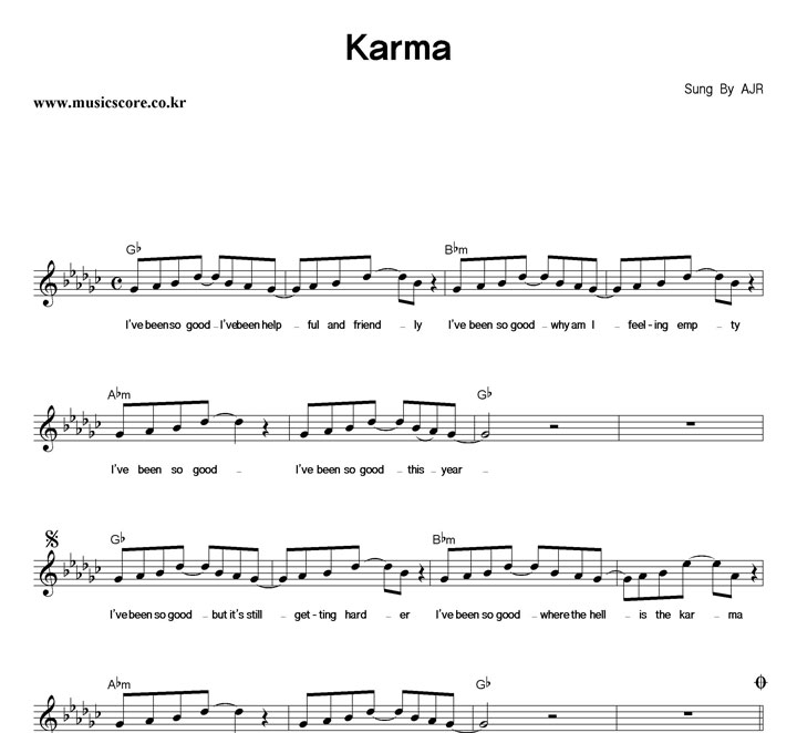 AJR Karma Ǻ