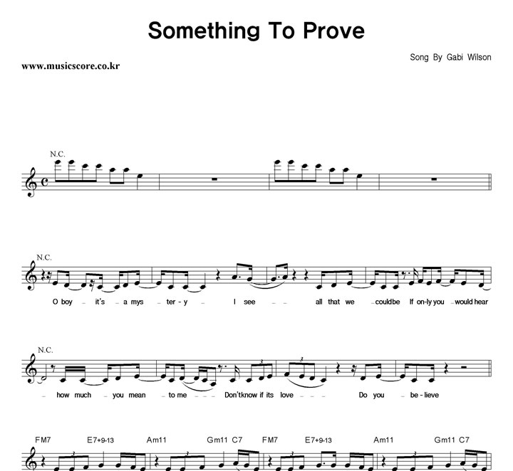 Gabi Wilson Something To Prove Ǻ