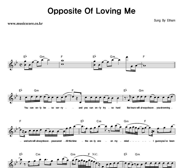 Etham Opposite Of Loving Me Ǻ