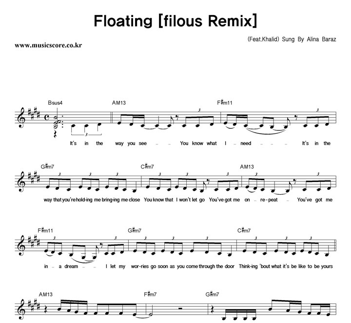 Alina Baraz Floating [filous Remix] Ǻ