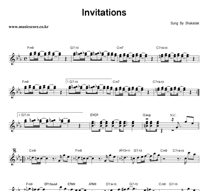 Shakatak Invitations Ǻ