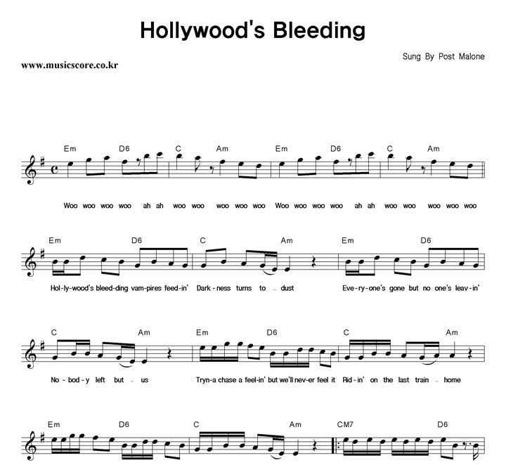 Post Malone Hollywood's Bleeding Ǻ