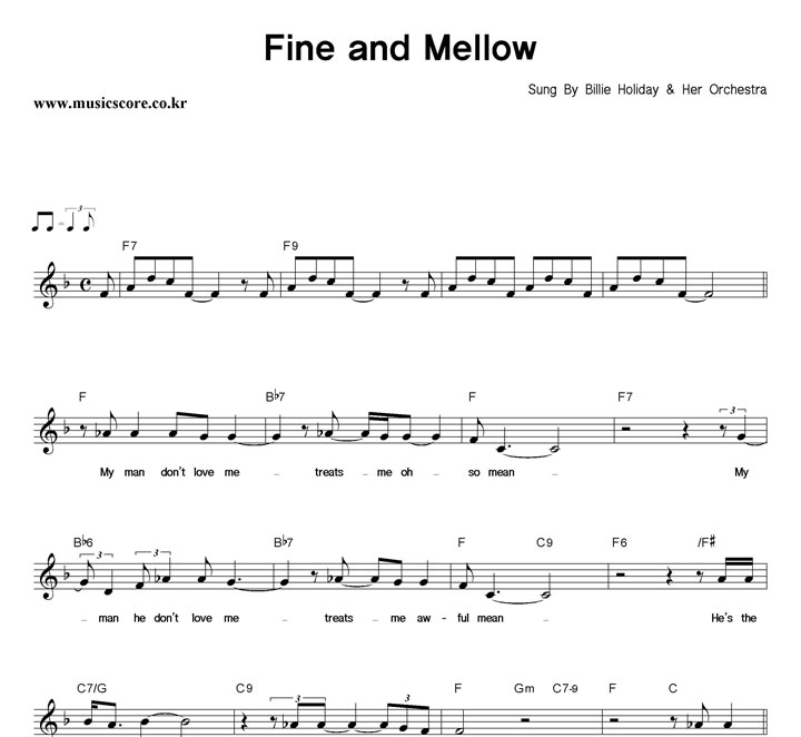 Billie Holiday & Her Orchestra Fine And Mellow Ǻ