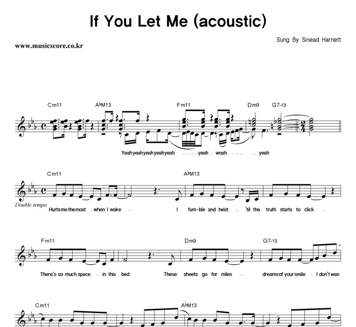 Sinead Harnett If You Let Me (acoustic) Ǻ