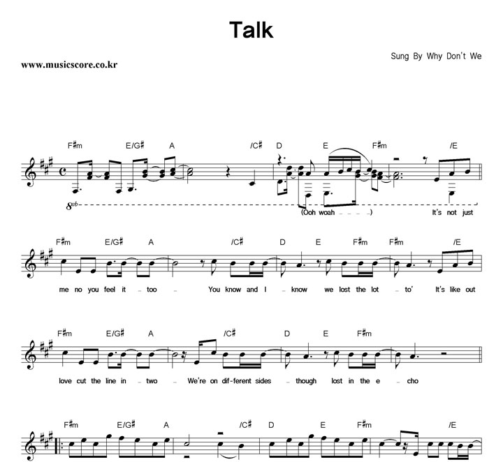 Why Don't We Talk Ǻ