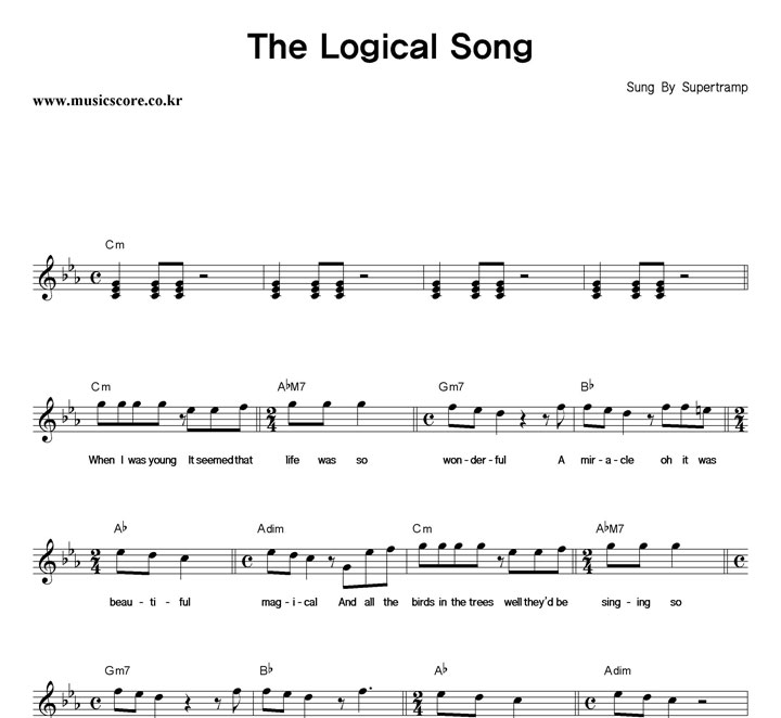 Supertramp The Logical Song Ǻ