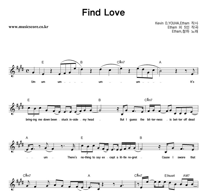 Etham, û Find Love Ǻ