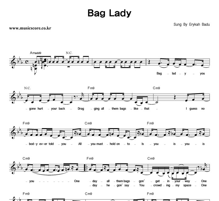 Erykah Badu Bag Lady Ǻ