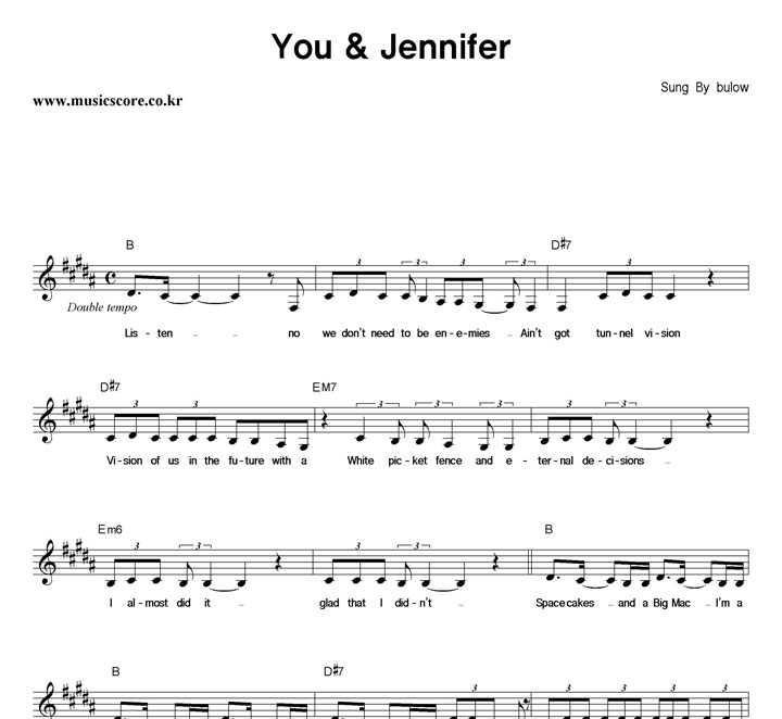 bulow You & Jennifer Ǻ