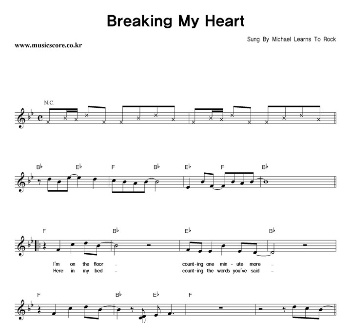 Michael Learns To Rock Breaking My Heart Ǻ