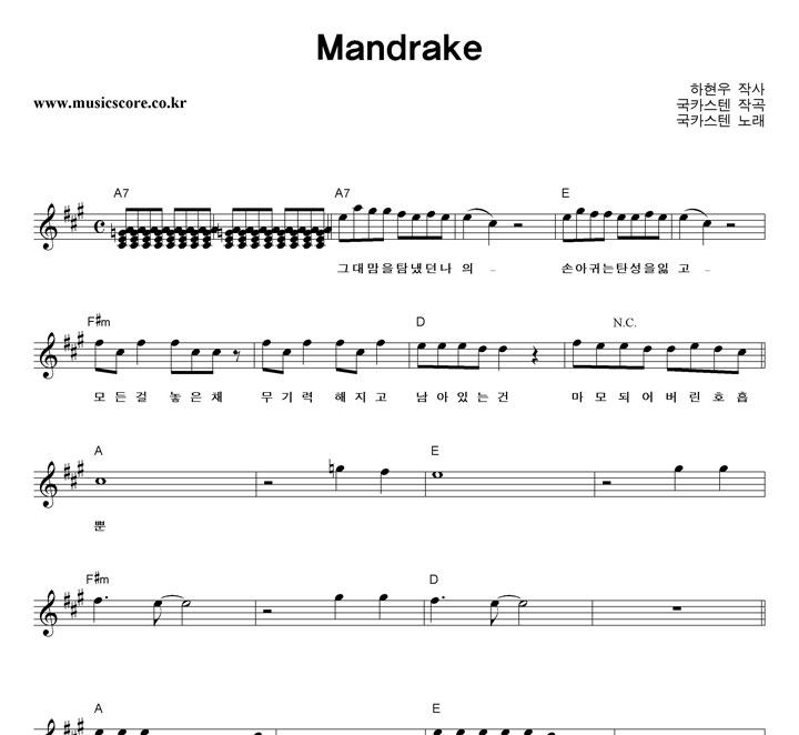 ī Mandrake Ǻ