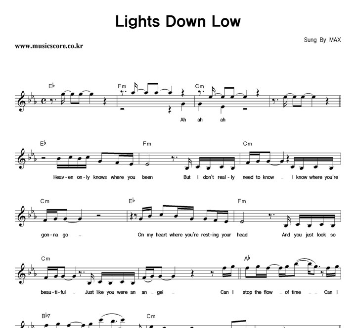 MAX Lights Down Low Ǻ