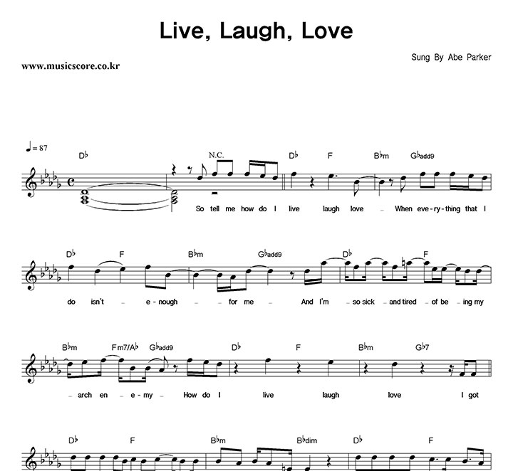 Abe Parker Live,Laugh,Love Ǻ