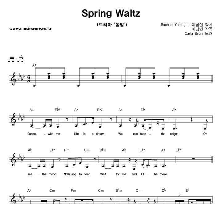 Carla Bruni Spring Waltz Ǻ