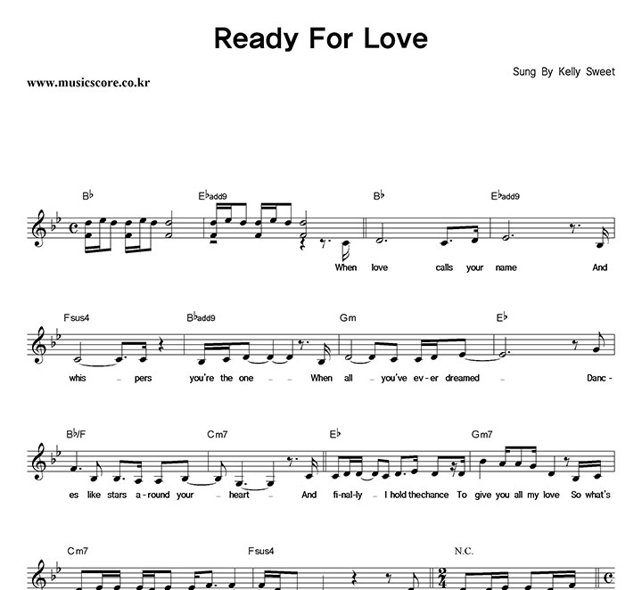 Kelly Sweet Ready For Love Ǻ